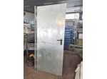 porta zincata per garage usata