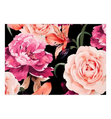 Fotomurale Adesivo Con Un Biouquet Di Rose ARREDALACASA - Foto 2