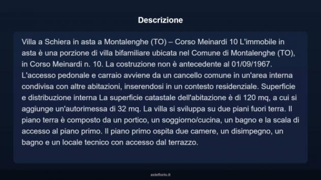 Immobile in asta di 152 m², box auto in vendita a Montalenghe - Foto 3