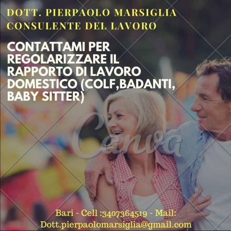 ELABORAZIONE DI CEDOLINI PAGA COLF E BADANTI