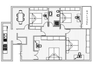 Appartamento in affitto a Carrara 100 mq Rif: 1425562