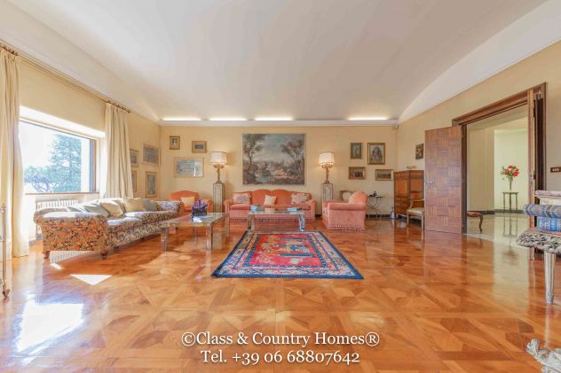 Affitto di Lusso Roma Nord - 570 mq in Villa Storica con Parco e Terrazza - Foto 10