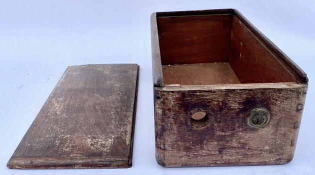 Cassetta di Sicurezza in Legno Vintage - Foto 3