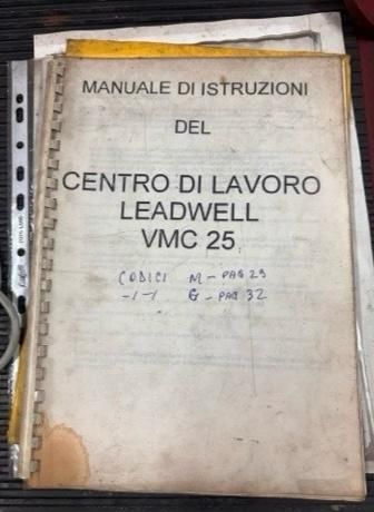 CENTRO DI LAVORO VERTICALE LEADWELL VMC 25 - Foto 4