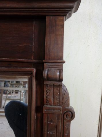 Specchiera Antica in Legno si può usare al muro o appoggiata - Foto 3