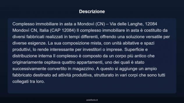 Immobile in asta di 3000 m² in vendita a Mondovì - Foto 2