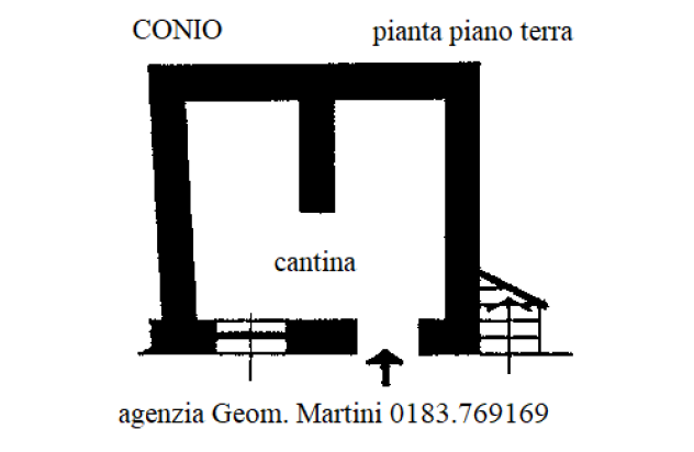 VENDESI A CONIO FRAZIONE DI BORGOMARO, APPARTAMENTINO ABITABILE CON CANTINA - Foto 8