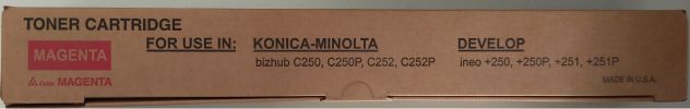 Toner Rigenerato Konica Minolta bizhub C250  Magenta