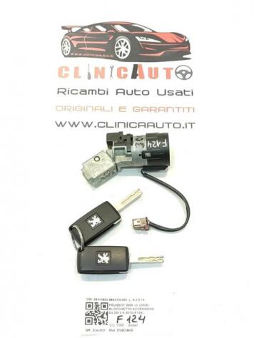 BLOCCHETTO ACCENSIONE PEUGEOT 3008 Serie 36410600 9663123380 DV6C/9HD (0916)