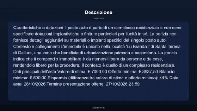 Immobile in asta di 19 m² in vendita a Santa Teresa Gallura - Foto 9