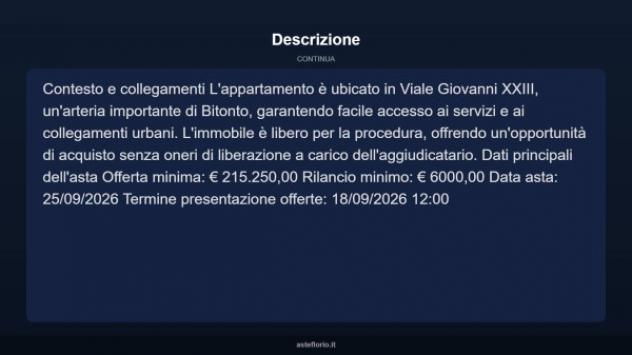 Immobile in asta di 120 m² con più di 5 locali in vendita a Bitonto - Foto 4