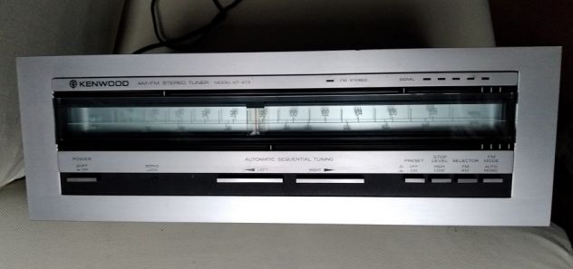 Kenwood KT-413 tuner sintonizzatore AM/FM stereo sintonia motorizzata - Foto 2