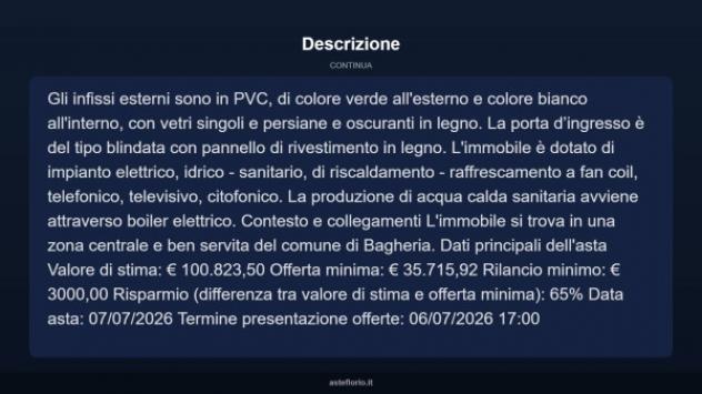 Immobile in asta di 106 m² in vendita a Bagheria - Foto 4