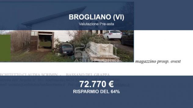 Immobile in asta di 133 m² in vendita a Brogliano