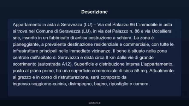 Immobile in asta di 58 m² in vendita a Seravezza - Foto 4