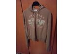 Felpa beige con scritte e strass marca Motivi taglia M