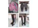 Stivali donna pelle scarpe firmate gomma Camomilla