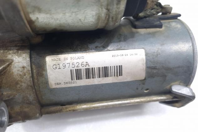 MOTORINO D' AVVIAMENTO FIAT Grande Punto 1° Serie G197526A 199 A2.000 Diesel 1300 (0508) - Foto 3