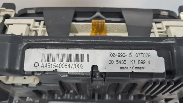 QUADRO STRUMENTI SMART Fortwo Coupé (W451) A4515400847 (0715) - Foto 3