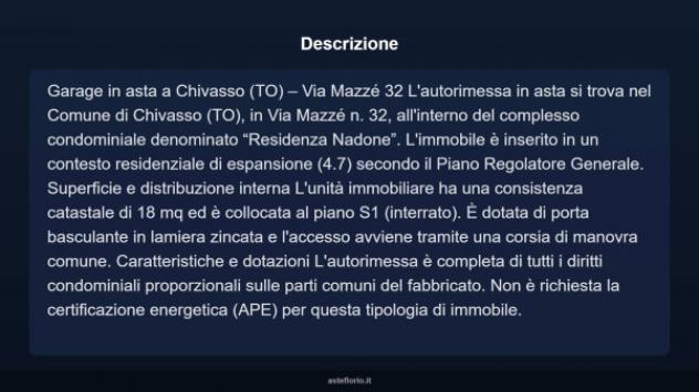 Immobile in asta di 18 m² in vendita a Chivasso - Foto 6