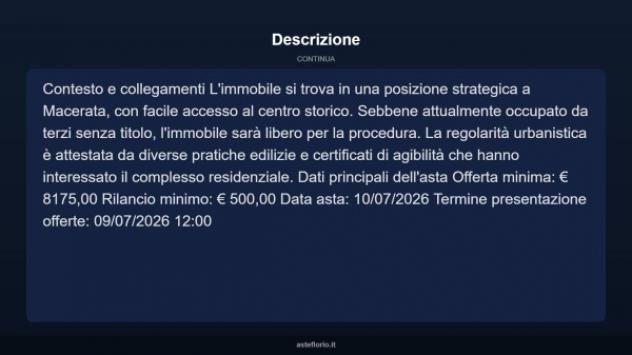Immobile in asta di 17 m² in vendita a Macerata - Foto 10