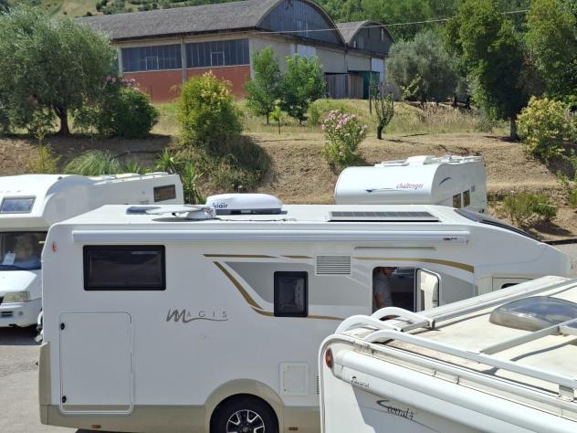 CAMPER CI DUCATO SEMINTEGRALE 4 POSTI LETTO BASCULANTE GEMELLI GARAGE SEMIDINETTE GENERALI CAMPEGGIO USATI 1718 - Foto 6