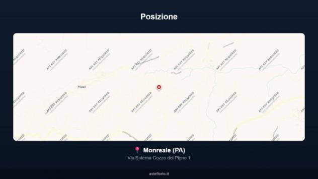 Immobile in asta di 127 m² con più di 5 locali e box auto in vendita a Monreale - Foto 2