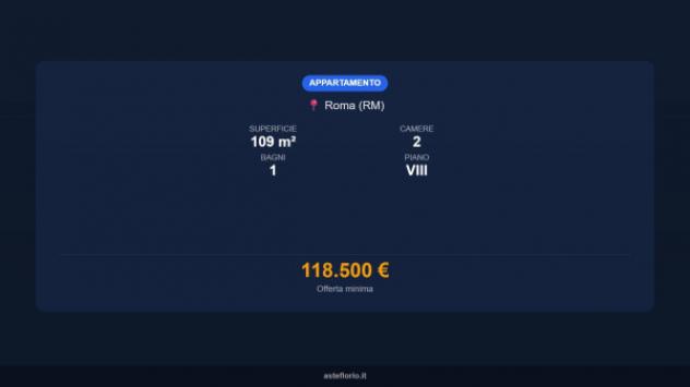 Immobile in asta di 109 m² in vendita a Roma - Foto 17