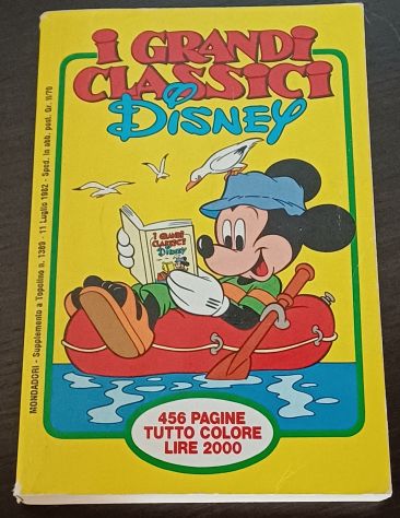 Volume n. 5 de "I Grandi Classici Disney" prima serie 1982.