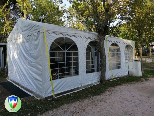 TENDONI PER EVENTI 3,0 X 8,0 X 2,2 MT. DIAMANTE LA DUE20 - Foto 6