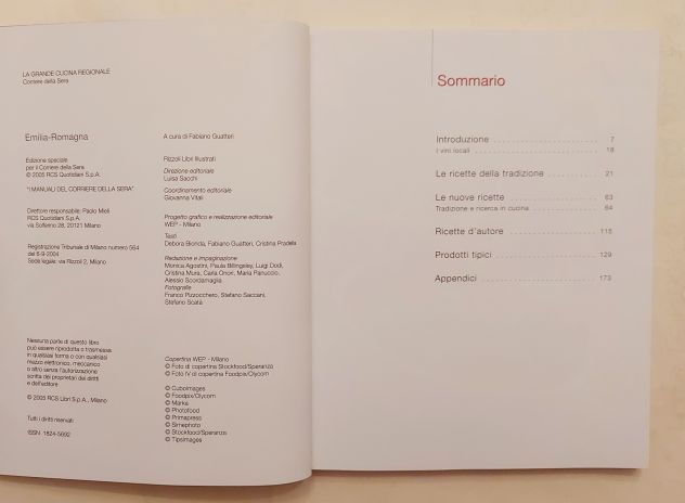 La grande cucina regionale:Emilia Romagna Ed.Corriere della sera, 2005 come nuov - Foto 4