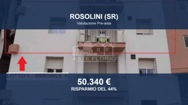 Immobile in asta di 125 m² con più di 5 locali e box auto in vendita a Rosolini