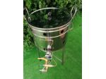 friggitrici inox certificate da lt 18-23-28 a gas