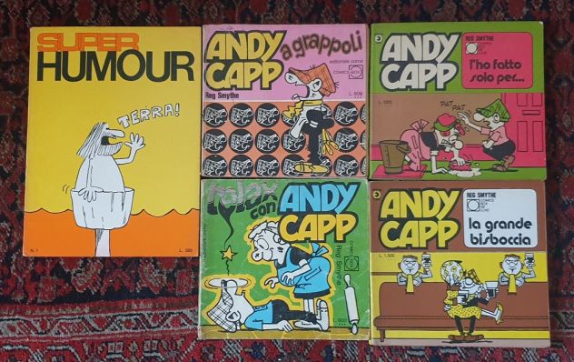 Lotto 4 Andy Capp + Superhumour anni '70