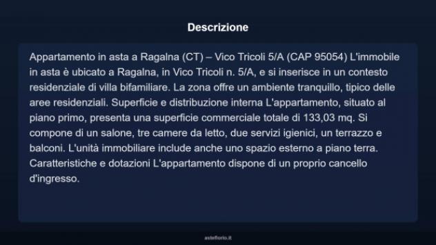 Immobile in asta di 133 m² in vendita a Ragalna - Foto 4