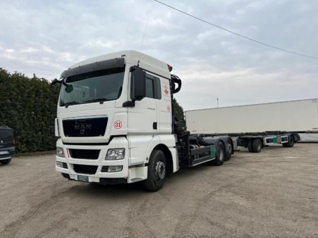 MAN MAN TGX 26.480 SCARRABILE CON GRU rif. 23825088