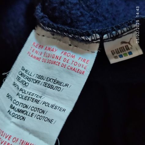 Felpa blu Puma - Foto 5