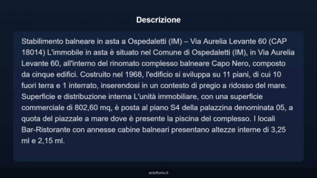 Immobile in asta di 802 m² in vendita a Ospedaletti - Foto 4
