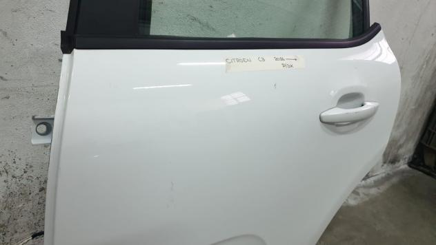 PORTIERA POSTERIORE SINISTRA CITROEN C3 Serie SENZA FASCIA (16) - Foto 3
