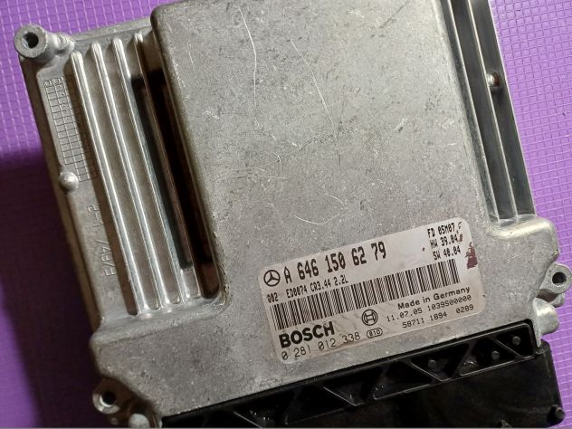 ECU MERCEDES C220 0281012338 A6461506279 EDC16C2 CR3.44 2.2L MERCEDES C-CLASS 2 - Foto 2
