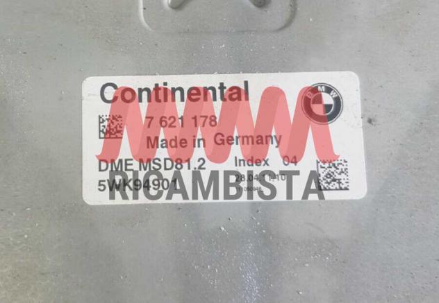 5WK94901 BMW 320i centralina motore Continental - Foto 2