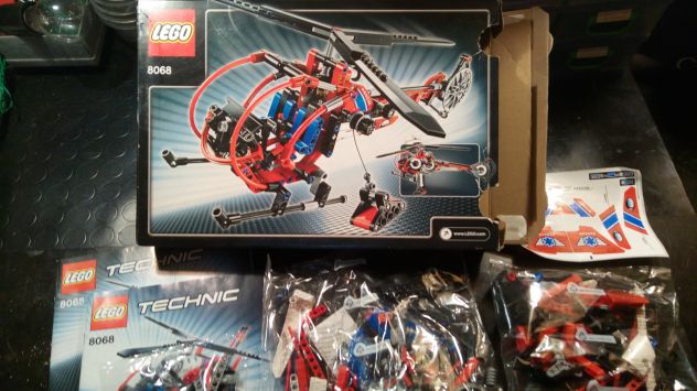 LEGO 8068,elicottero salvataggio, mai montato e molto altro, NON spedisco - Foto 5