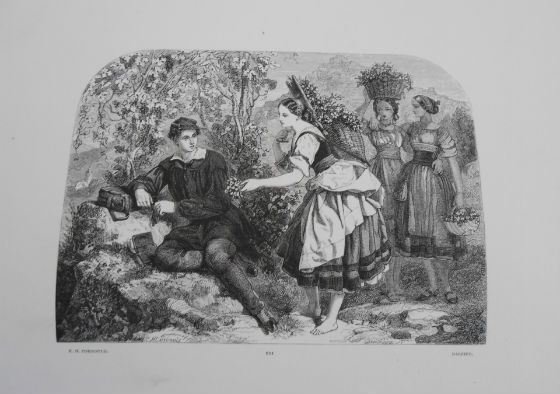 Lord BYRON::Childe harold O. GOLDSMITH :The Traveller.1855 - Foto 8