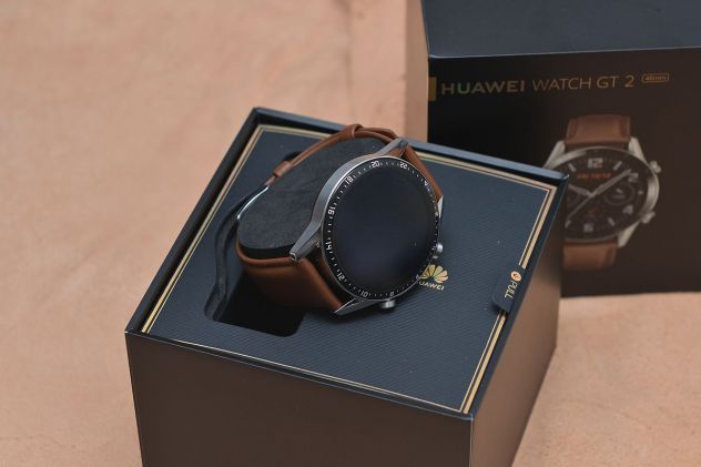 HUAWEI Smartwatch Watch GT 2(46mm), Marrone (Pebble Brown) Nuovo - Foto 4
