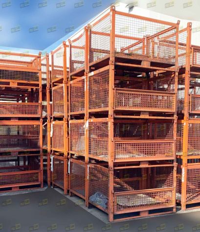 Gabbie metalliche industriali 1500x1000x1000 – Contenitori in rete - Foto 4