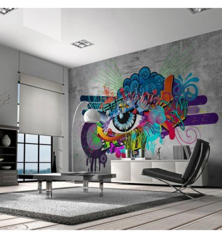 Fotomurale Adesivo Occhio Alla Street Art Arredalacasa