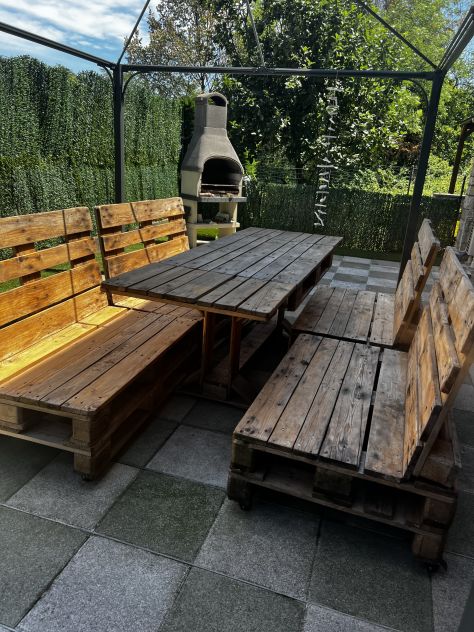 Set da giardino in pallet completo - Foto 3