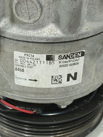 COMPRESSORE A/C NISSAN Qashqai Serie (J12) 926006UB0A HR13 hybrid 1332 (21) - Foto 3