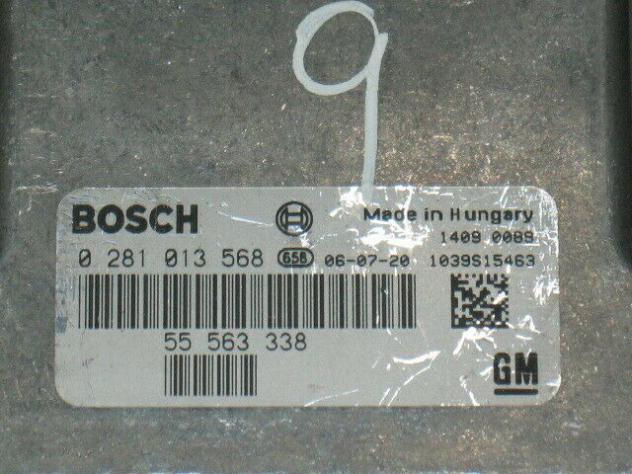0281013568 ECU OPEL SAAB 9-5 1.9 TID 05-09 55563338 BOSCH 0281013568 - Foto 2