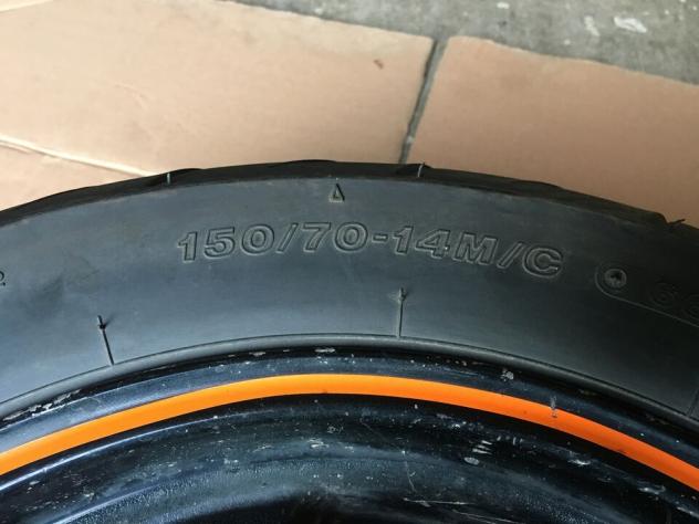 Ruota Posteriore Gomma nuova Cerchio Disco YAMAHA TMax 500 03 - Foto 5